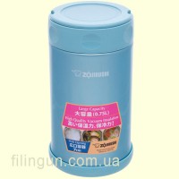 Пищевой термоконтейнер Zojirushi SW-FCE75AB 0.75 л Голубой