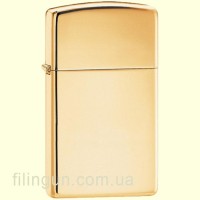 Запальничка Zippo 1654B Slim High Polish Brass