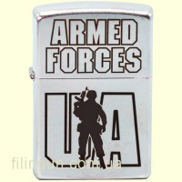 Зажигалка Zippo 207 AFU Armed Forces "Збройні сили України"