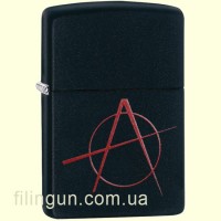 Зажигалка Zippo 20842 Red Anarchy Symbol