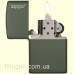 Зажигалка Zippo 221ZL Classic Green Matte Zippo Logo