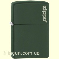 Зажигалка Zippo 221ZL Classic Green Matte Zippo Logo
