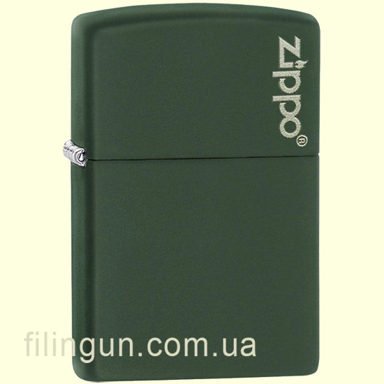 Зажигалка Zippo 221ZL Classic Green Matte Zippo Logo