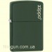 Зажигалка Zippo 221ZL Classic Green Matte Zippo Logo