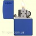 Зажигалка Zippo 229ZL Classic Royal Blue Matte Zippo Logo