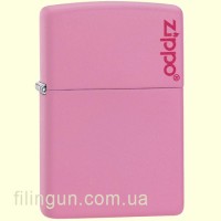Зажигалка Zippo 238ZL Classic Pink Matte Zippo Logo
