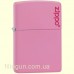 Зажигалка Zippo 238ZL Classic Pink Matte Zippo Logo