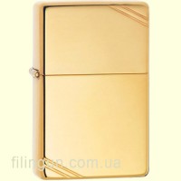 Запальничка Zippo 270 High Polish Brass Vintage with Slashes