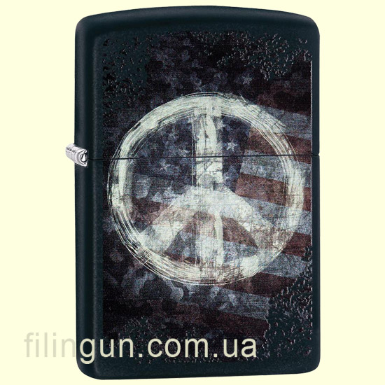 Зажигалка Zippo 28864 Peace on Flag