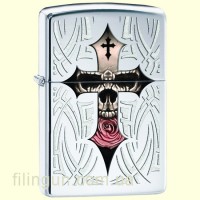 Зажигалка Zippo 28874 Skull Cross