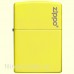 Зажигалка Zippo 28887ZL Neon Yellow Zippo Logo