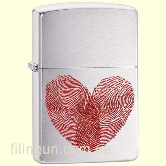 Зажигалка Zippo 29068 Heart Thumbprints