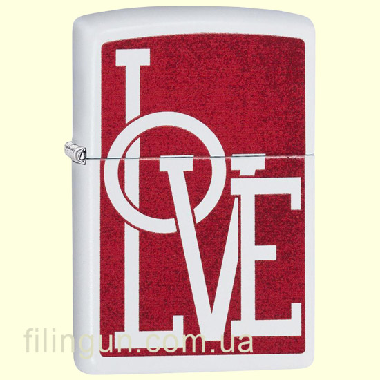 Зажигалка Zippo 29085 Typographic Love