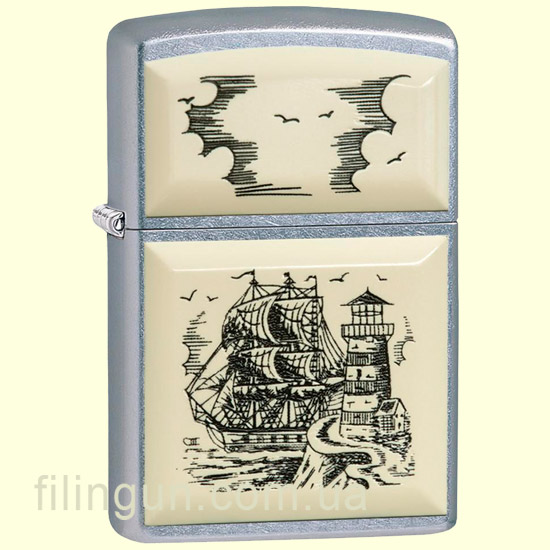 Зажигалка Zippo 29397 Scrimshaw Ship