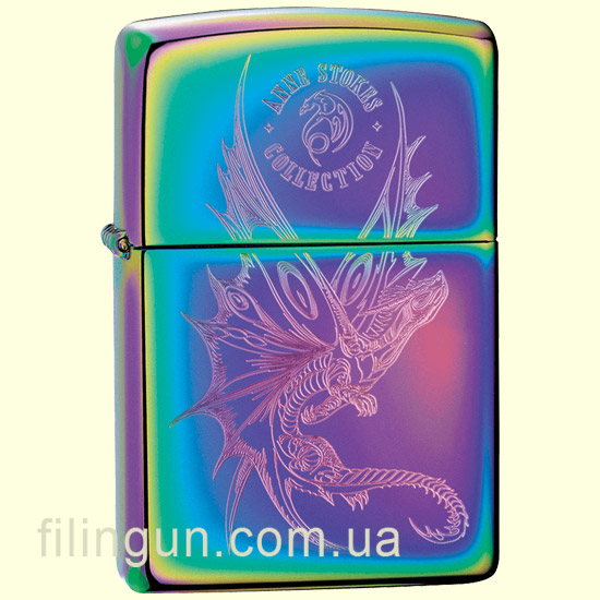 Зажигалка Zippo 29586 ANNE STOKES Engraved Dragon