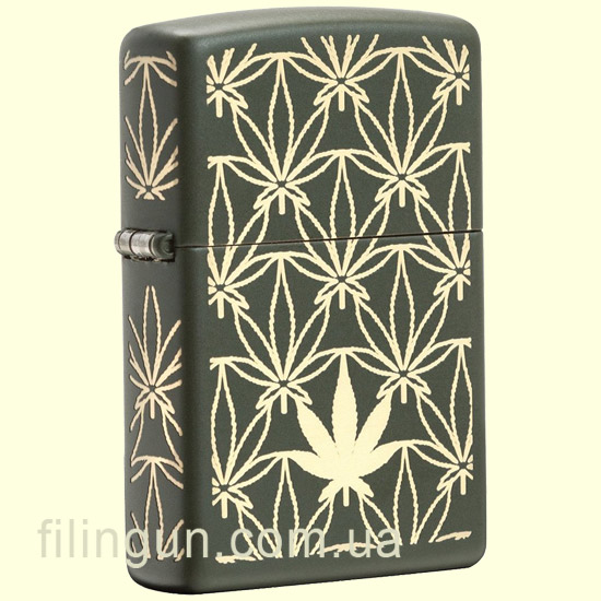 Зажигалка Zippo 29589 Marijuana Pattern