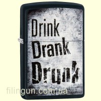 Зажигалка Zippo 29618 Drink Drank Drunk