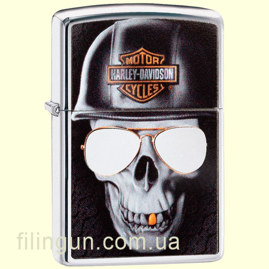Запальничка Zippo 29739 Harley-Davidson Skull Design