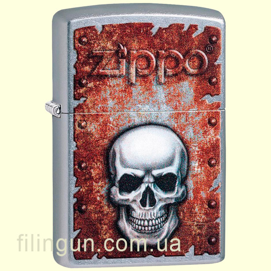 Зажигалка Zippo 29870 Rusted Skull Design
