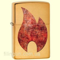 Запальничка Zippo 29878 Rusty Flame Design