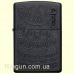 Зажигалка Zippo 29989 Tone on Tone Design Black Matte