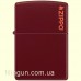 Зажигалка Zippo 46021 ZL Classic Merlot Zippo Logo