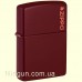 Зажигалка Zippo 46021 ZL Classic Merlot Zippo Logo