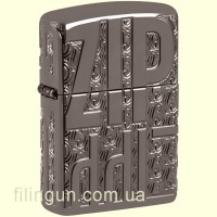 Зажигалка Zippo 46312 Armor Reverse Carve Zippo Design