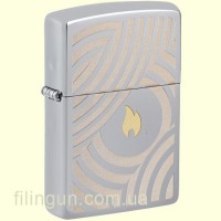 Зажигалка Zippo 46332 Flame and Circles Design 2