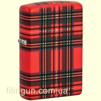 Зажигалка Zippo 46352 Red Plaid Design