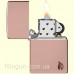 Зажигалка Zippo 46401 Armor High Polish Rose Gold Flame Design