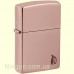 Зажигалка Zippo 46401 Armor High Polish Rose Gold Flame Design