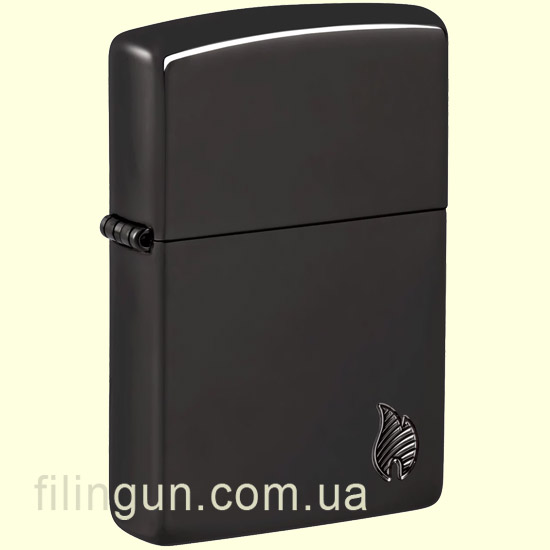 Зажигалка Zippo 46402 Armor High Polish Black Flame Design