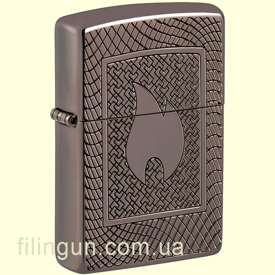 Зажигалка Zippo 48569 Armor Flame Pattern Design
