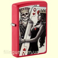 Зажигалка Zippo 48624 Skull King Queen Beauty