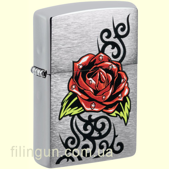 Зажигалка Zippo 48790 Rose Tattoo Design