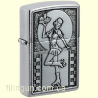 Зажигалка Zippo 48904 Roller Waitress Emblem