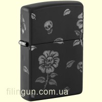 Зажигалка Zippo 48931 Flower Skulls Design