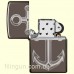 Зажигалка Zippo 49028 Anchor Design Black Ice