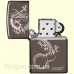 Зажигалка Zippo 49030 Chinese Dragon Design Black Ice