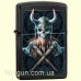Зажигалка Zippo 49106 ANNE STOKES Viking Skull High Polish Black