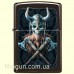 Зажигалка Zippo 49106 ANNE STOKES Viking Skull High Polish Black