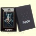 Зажигалка Zippo 49106 ANNE STOKES Viking Skull High Polish Black