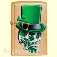 Зажигалка Zippo 49121 Irish Skull Design