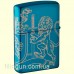 Зажигалка Zippo 49126 Medieval Coat of Arms Design High Polish Blue