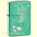 Зажигалка Zippo 49142 Botanical Design High Polish Green