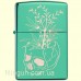 Зажигалка Zippo 49142 Botanical Design High Polish Green