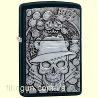 Зажигалка Zippo 49183 Gambling Skull