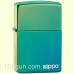 Зажигалка Zippo 49191ZL Classic High Polish Teal Zippo Logo