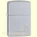Зажигалка Zippo 49210 Flame Design Satin Chrome